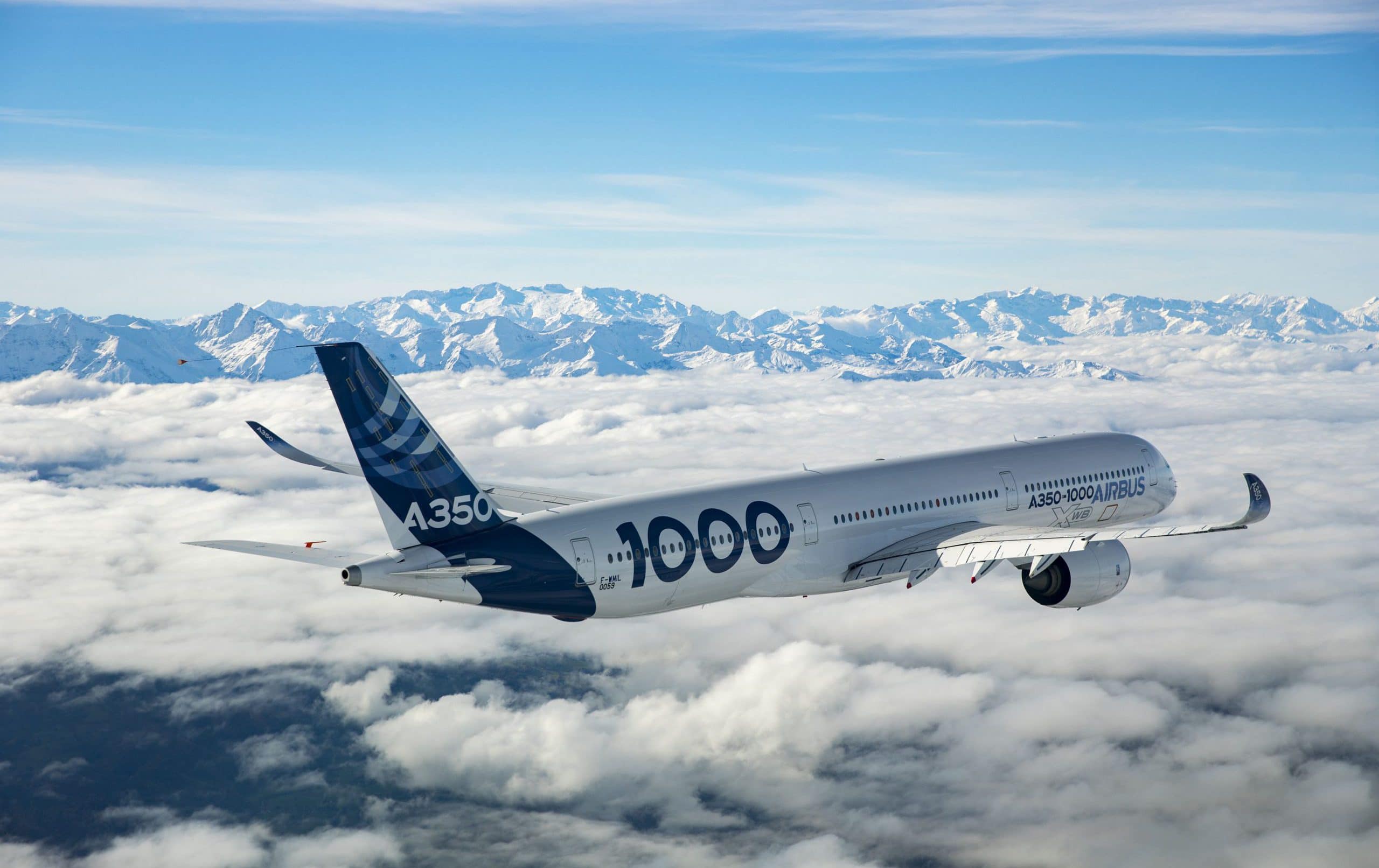 airbus A350 1000 vol montagnes